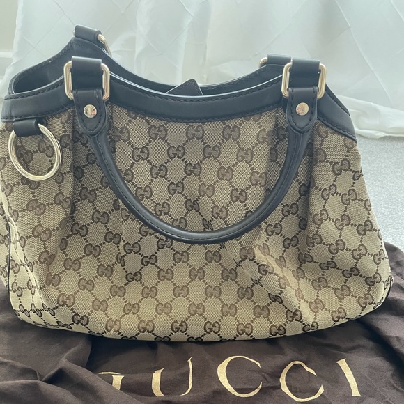 Gucci medium tote bag 2012 - Picture 6 of 7